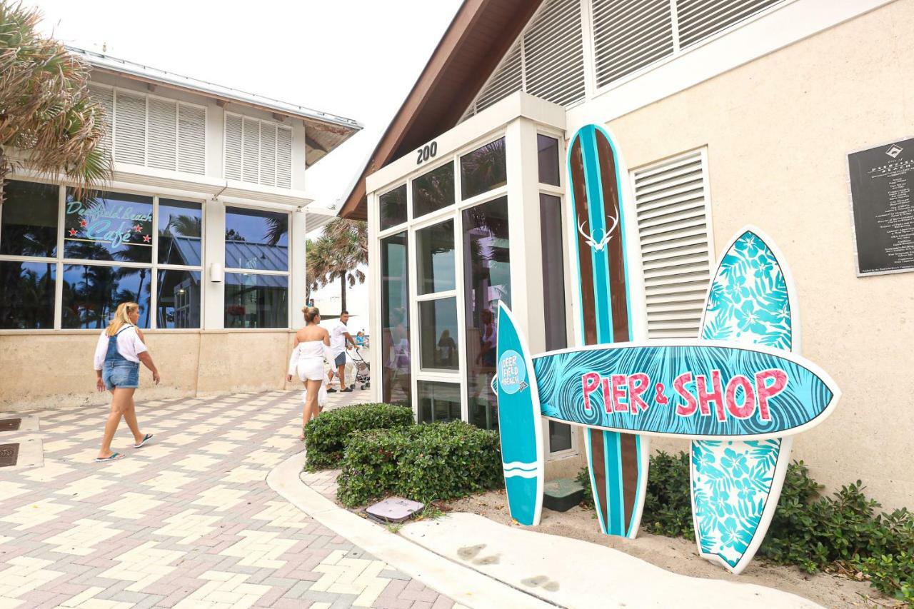 Atlantique Beach House Hotel 迪尔菲尔德海滩 外观 照片